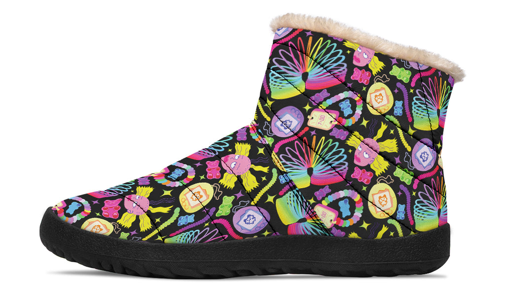 90s Kid Faux Fur Ankle Boots