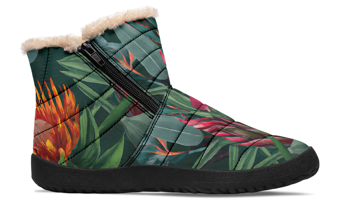 Australian Bouquet Faux Fur Ankle Boots