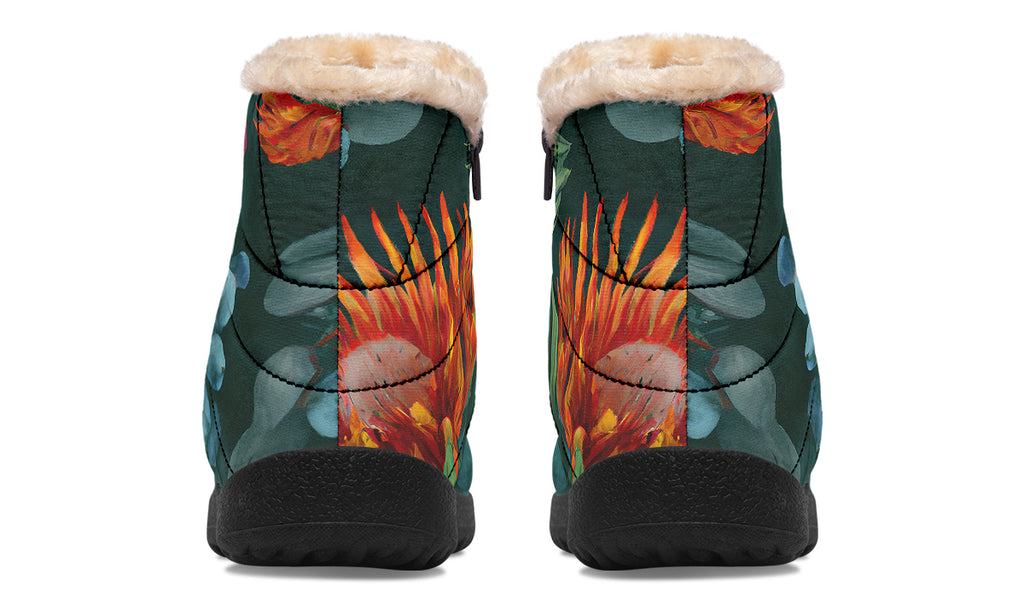 Australian Bouquet Faux Fur Ankle Boots