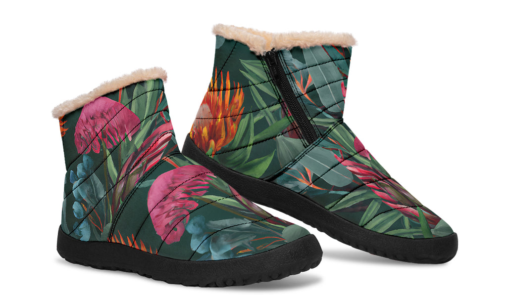 Australian Bouquet Faux Fur Ankle Boots