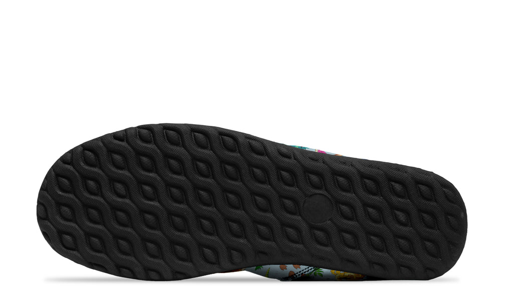 Blue Baby Dinos Faux Fur Ankle Boots