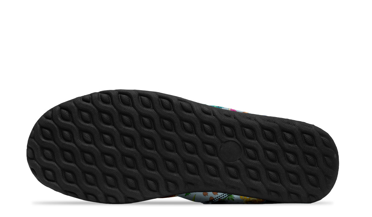 Blue Baby Dinos Faux Fur Ankle Boots