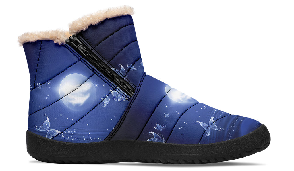 Butterfly Magic Faux Fur Ankle Boots