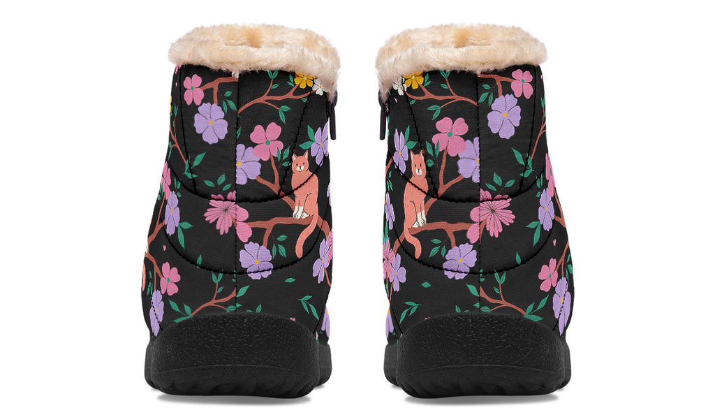 Comfy Cats Faux Fur Ankle Boots