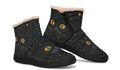 Cosmic Cat Eyes Faux Fur Ankle Boots