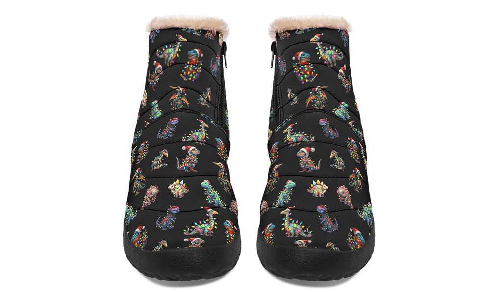 Dinos In Lights Faux Fur Ankle Boots