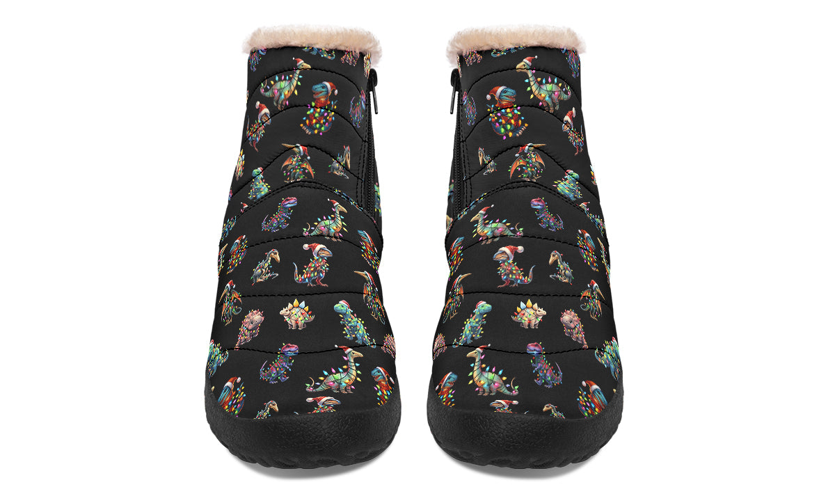 Dinos In Lights Faux Fur Ankle Boots