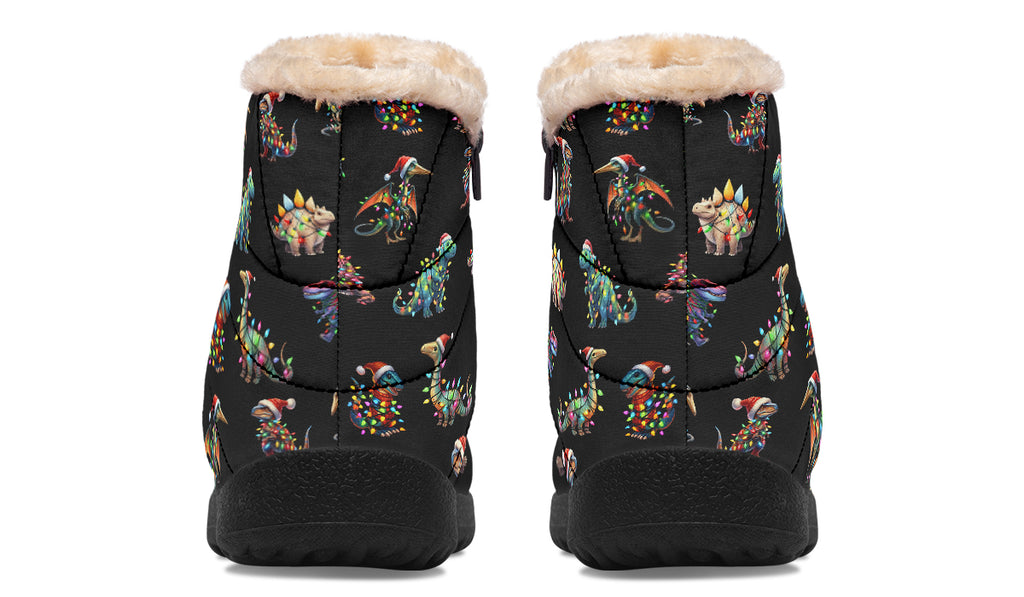 Dinos In Lights Faux Fur Ankle Boots