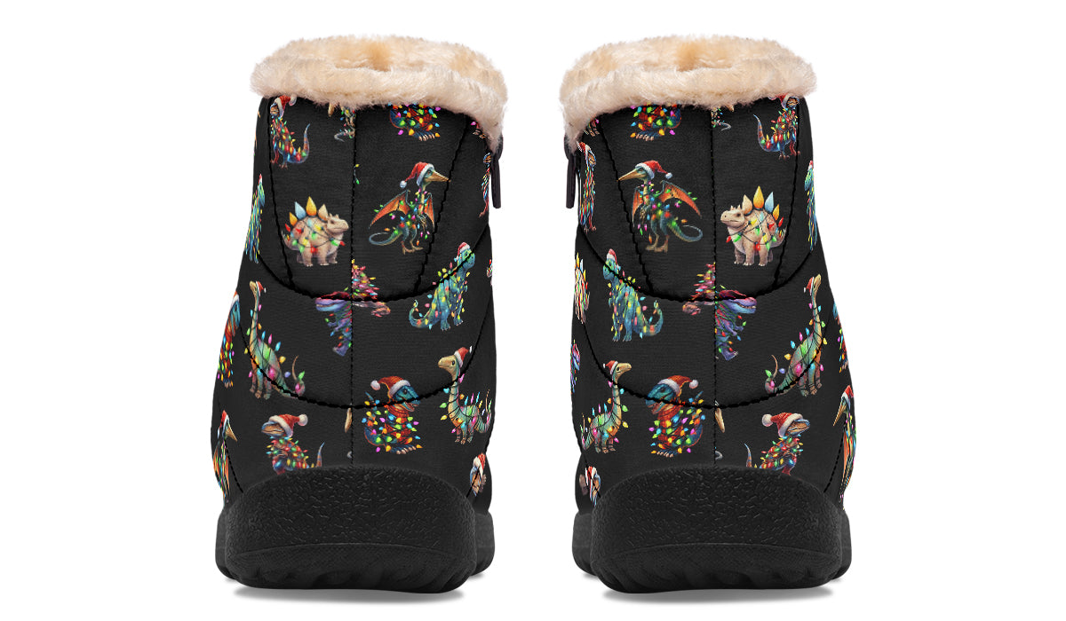 Dinos In Lights Faux Fur Ankle Boots