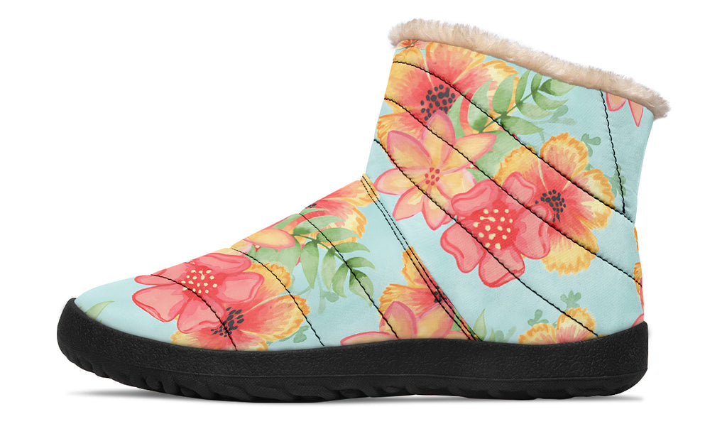 Fleur Faux Faux Fur Ankle Boots