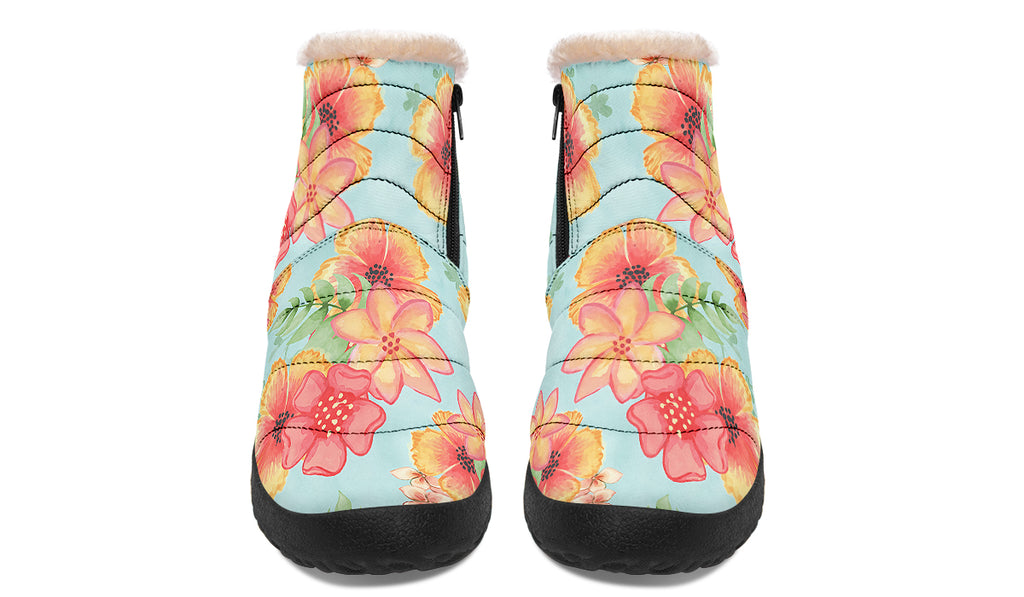 Fleur Faux Faux Fur Ankle Boots