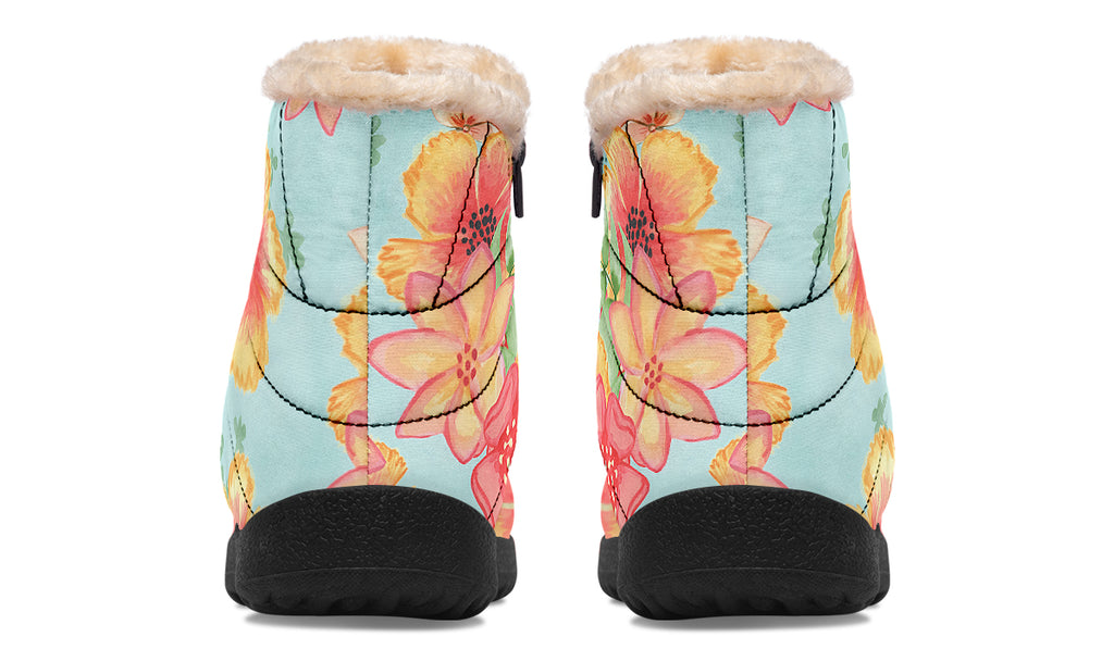 Fleur Faux Faux Fur Ankle Boots