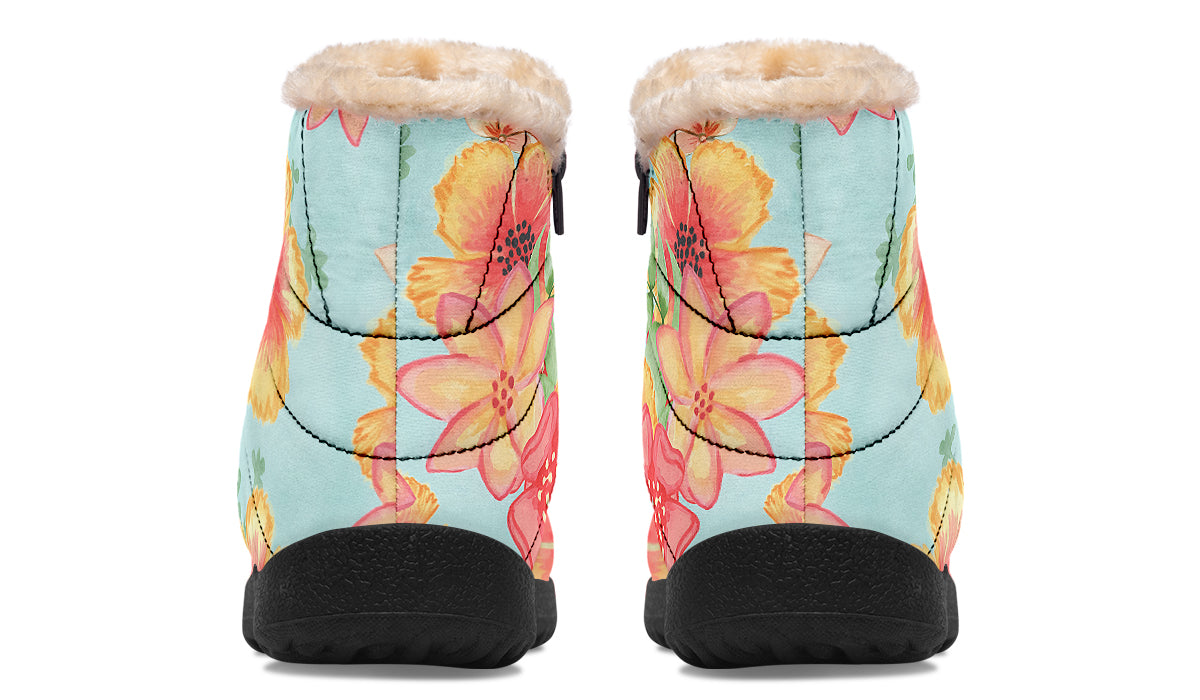 Fleur Faux Faux Fur Ankle Boots