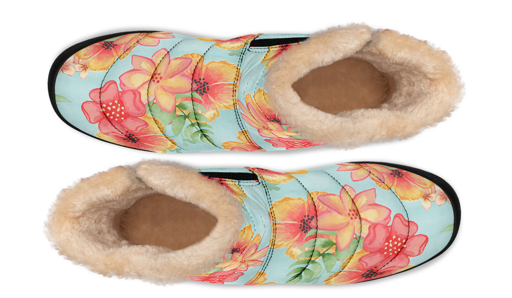 Fleur Faux Faux Fur Ankle Boots