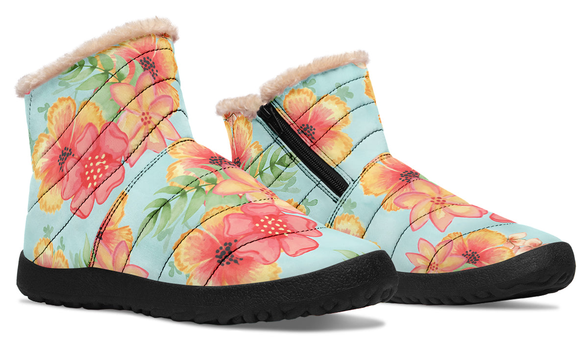 Fleur Faux Faux Fur Ankle Boots