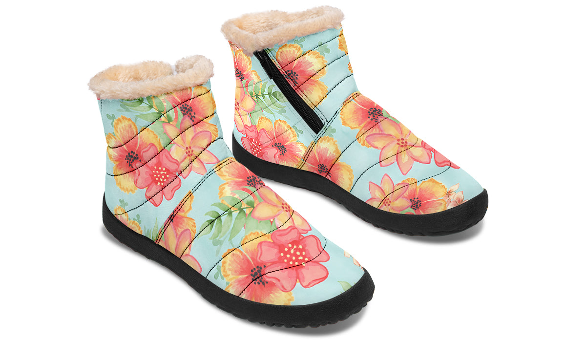 Fleur Faux Faux Fur Ankle Boots