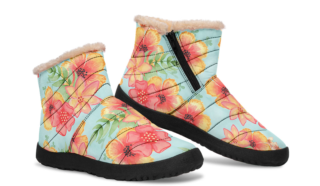 Fleur Faux Faux Fur Ankle Boots