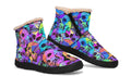 Grave Rave Faux Fur Ankle Boots