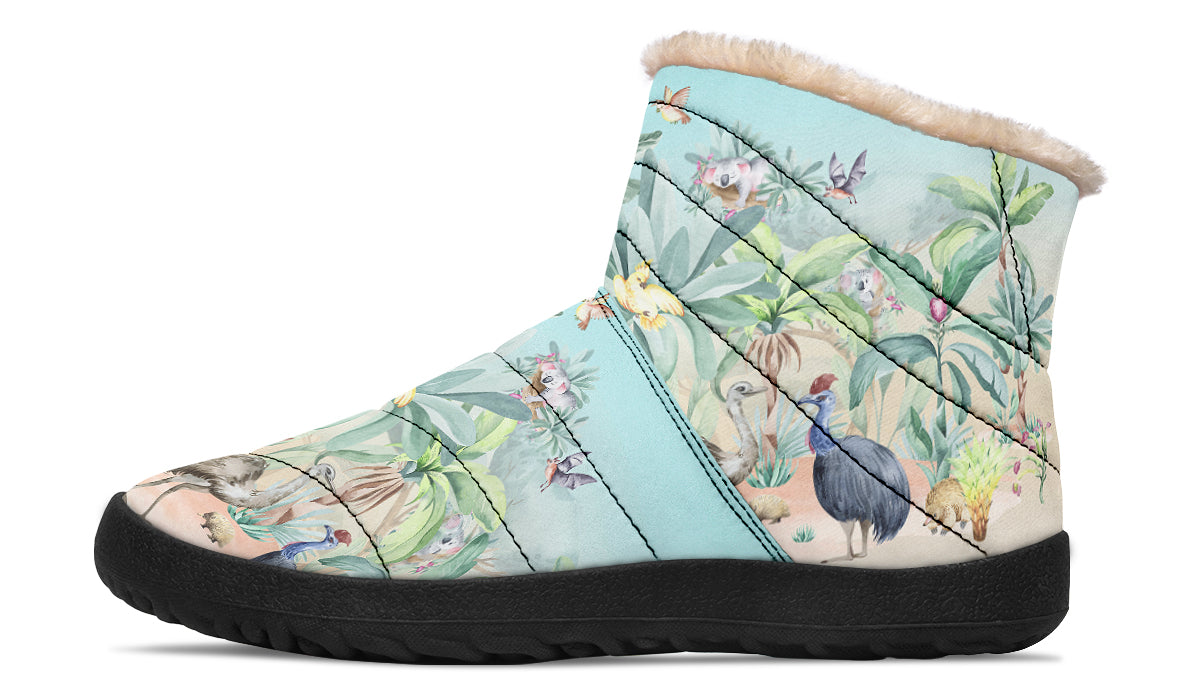 Land Down Under Faux Fur Ankle Boots