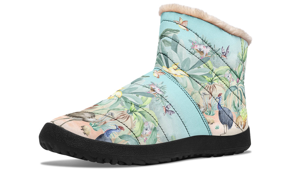 Land Down Under Faux Fur Ankle Boots