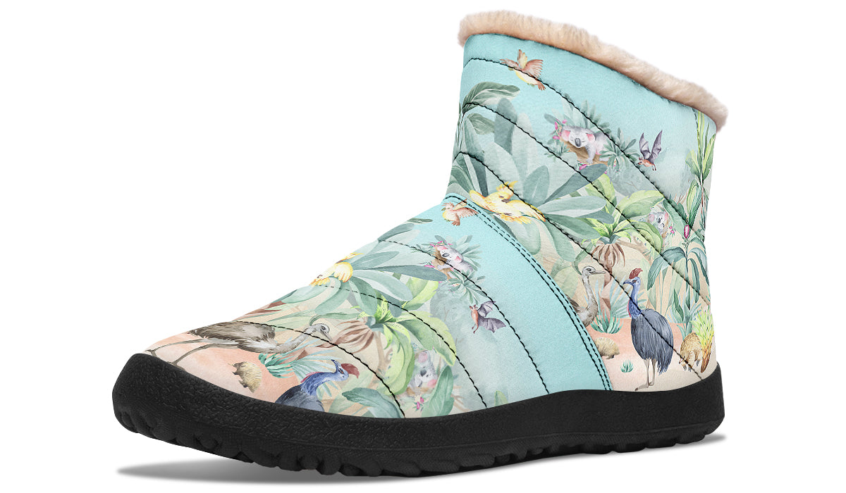 Land Down Under Faux Fur Ankle Boots