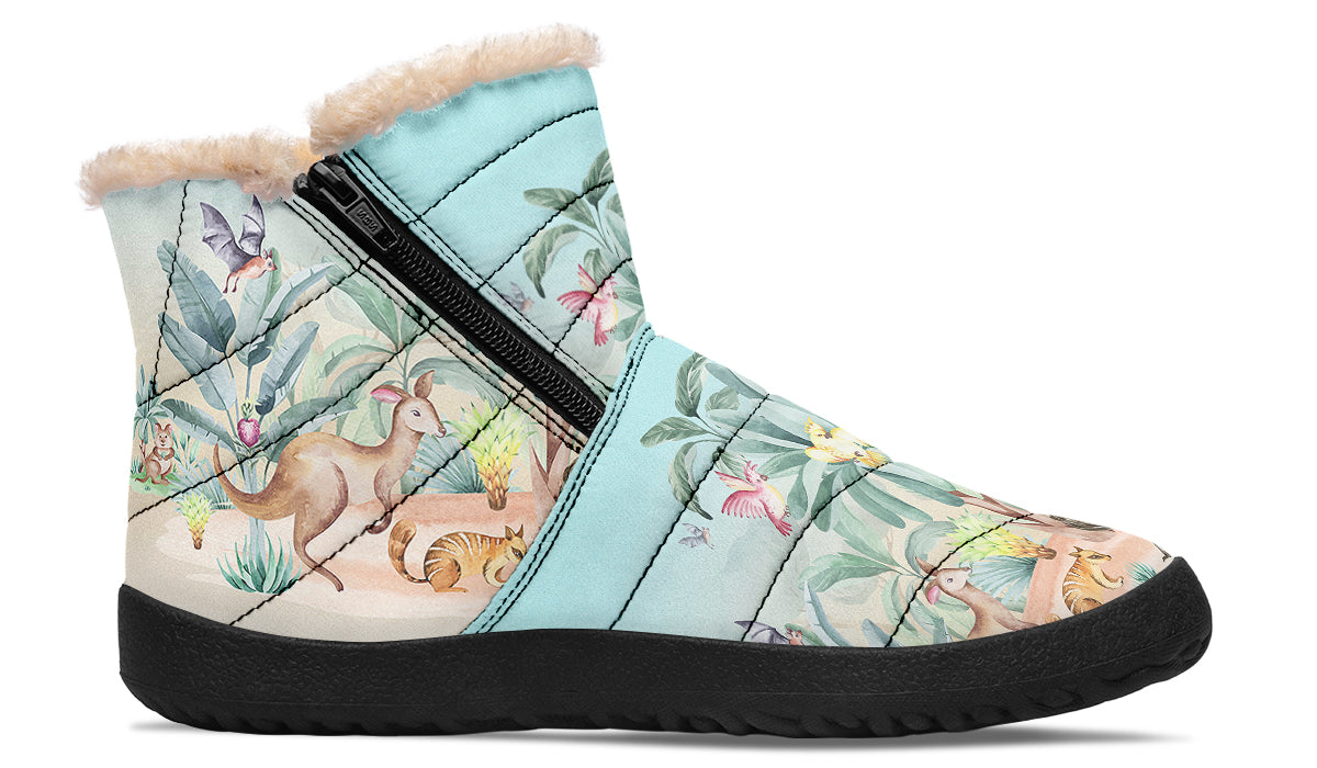 Land Down Under Faux Fur Ankle Boots