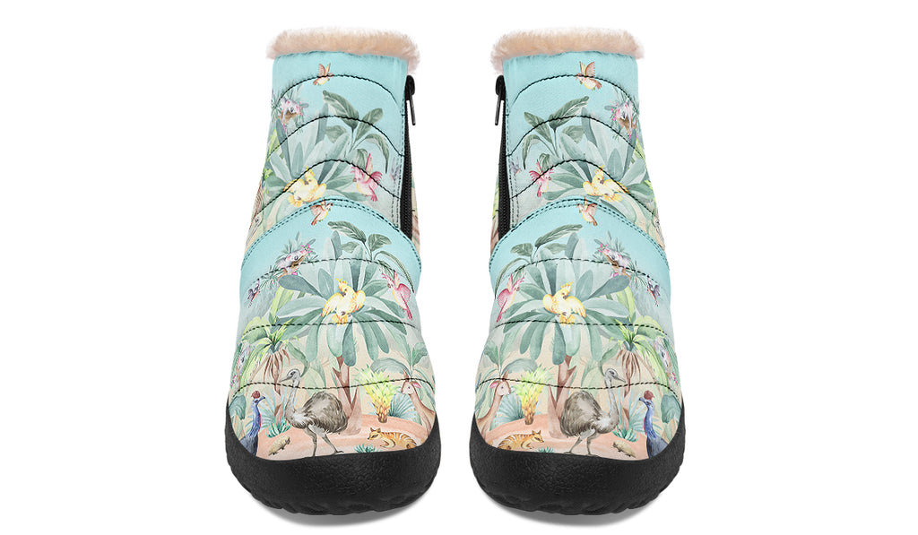 Land Down Under Faux Fur Ankle Boots