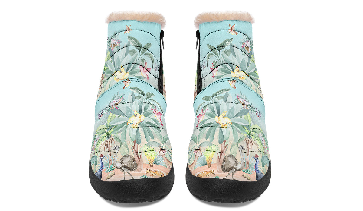 Land Down Under Faux Fur Ankle Boots