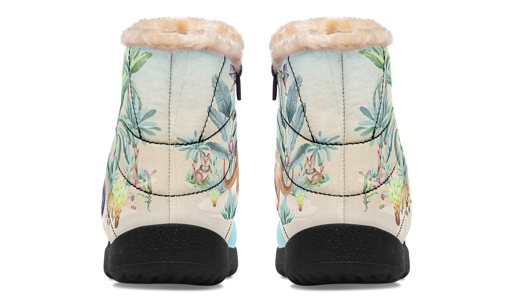 Land Down Under Faux Fur Ankle Boots