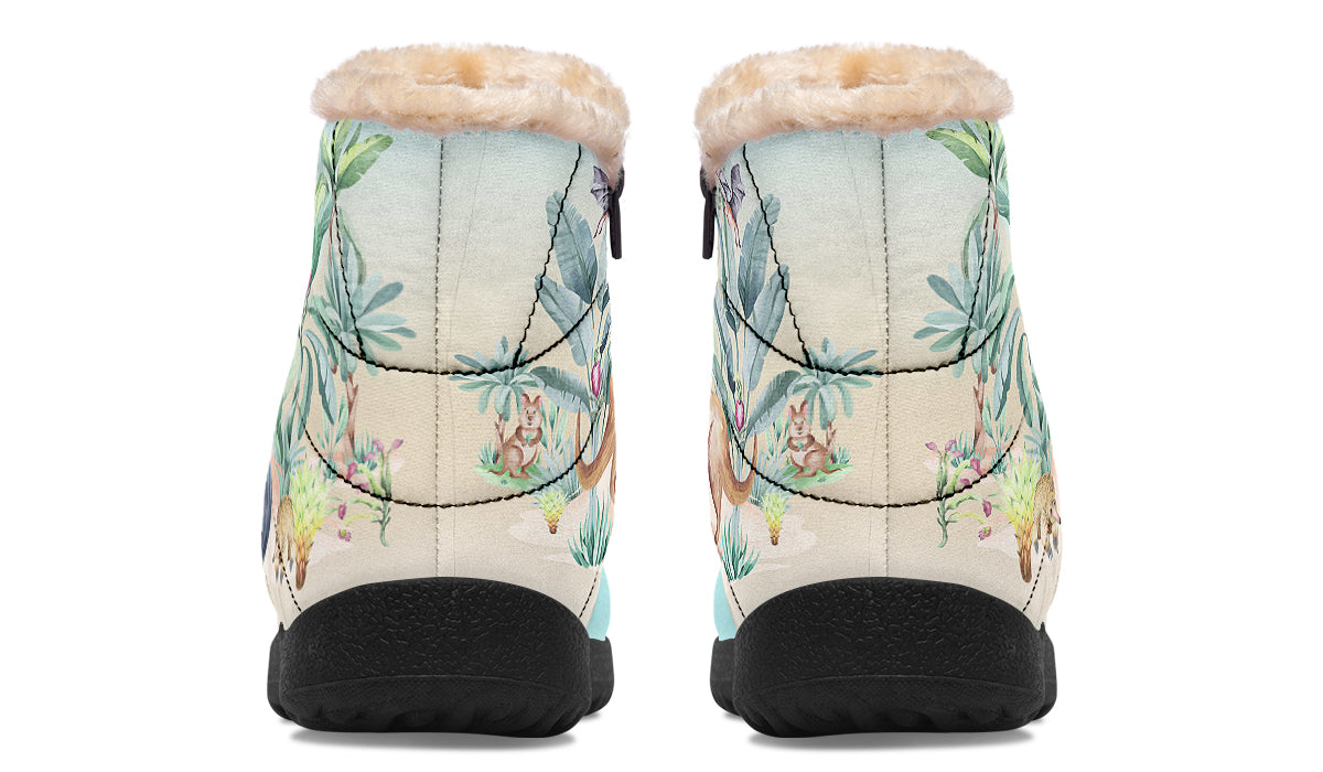 Land Down Under Faux Fur Ankle Boots