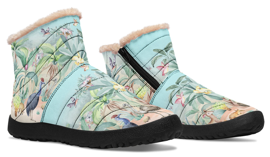 Land Down Under Faux Fur Ankle Boots