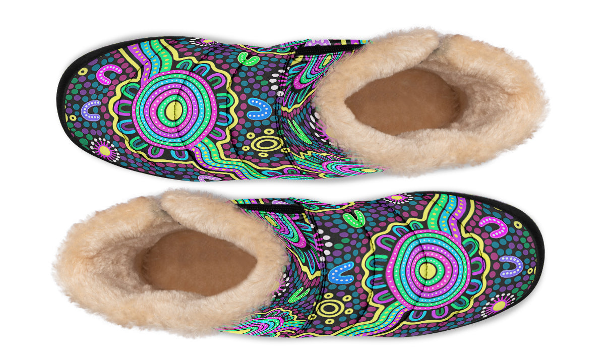 Lifelines Faux Fur Ankle Boots