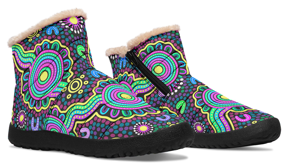 Lifelines Faux Fur Ankle Boots