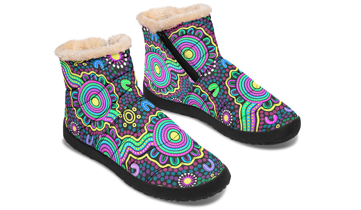 Lifelines Faux Fur Ankle Boots