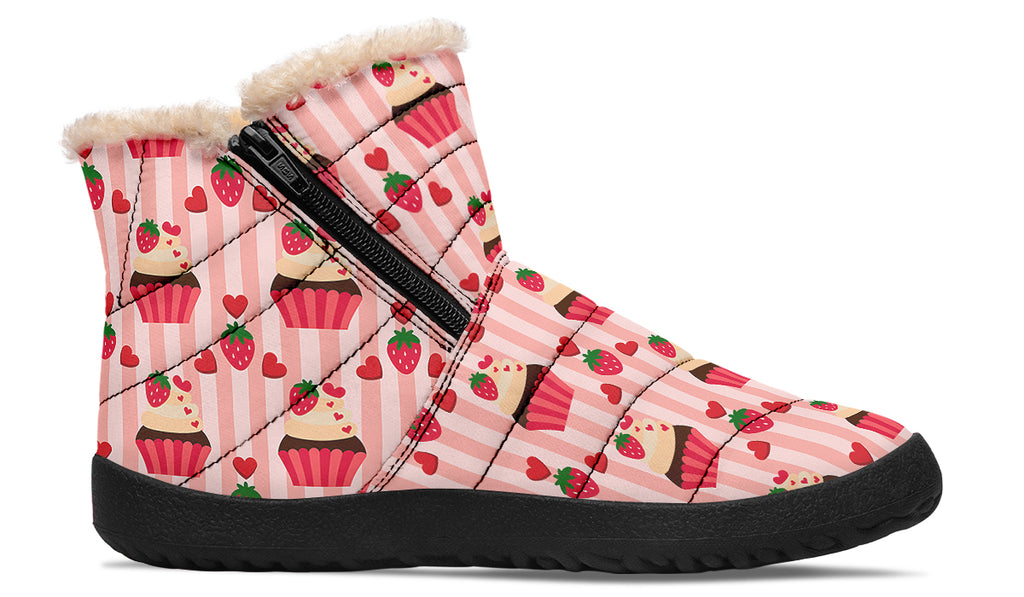 Love At First Bite Faux Fur Ankle Boots