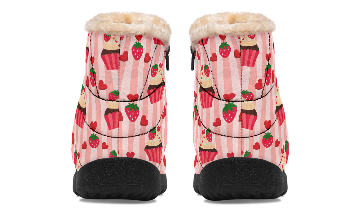 Love At First Bite Faux Fur Ankle Boots