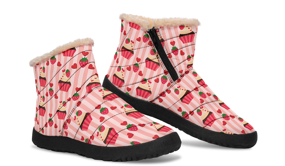 Love At First Bite Faux Fur Ankle Boots