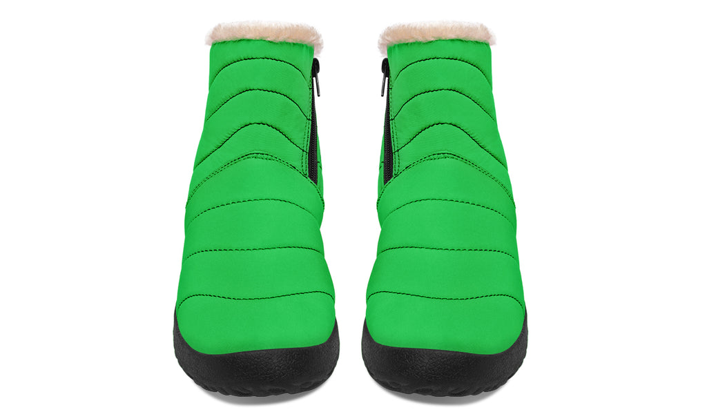 Lucky Green Faux Fur Ankle Boots