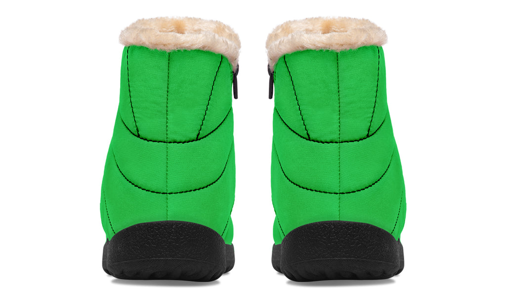 Lucky Green Faux Fur Ankle Boots
