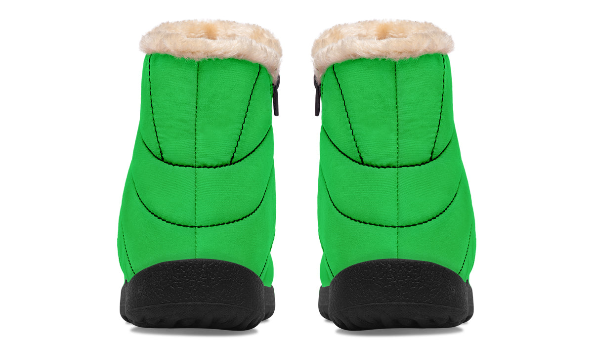 Lucky Green Faux Fur Ankle Boots