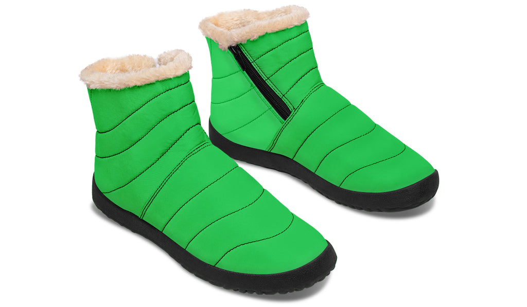 Lucky Green Faux Fur Ankle Boots