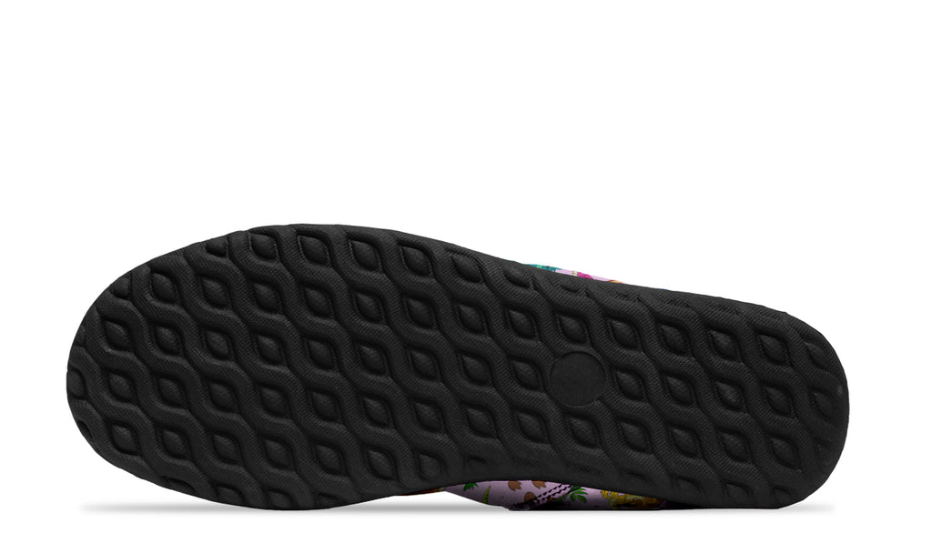 Pink And Blue Mismatched Baby Dinos Faux Fur Ankle Boots