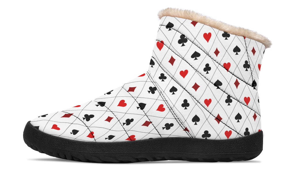 Poker Faux Fur Ankle Boots