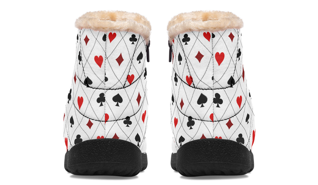 Poker Faux Fur Ankle Boots