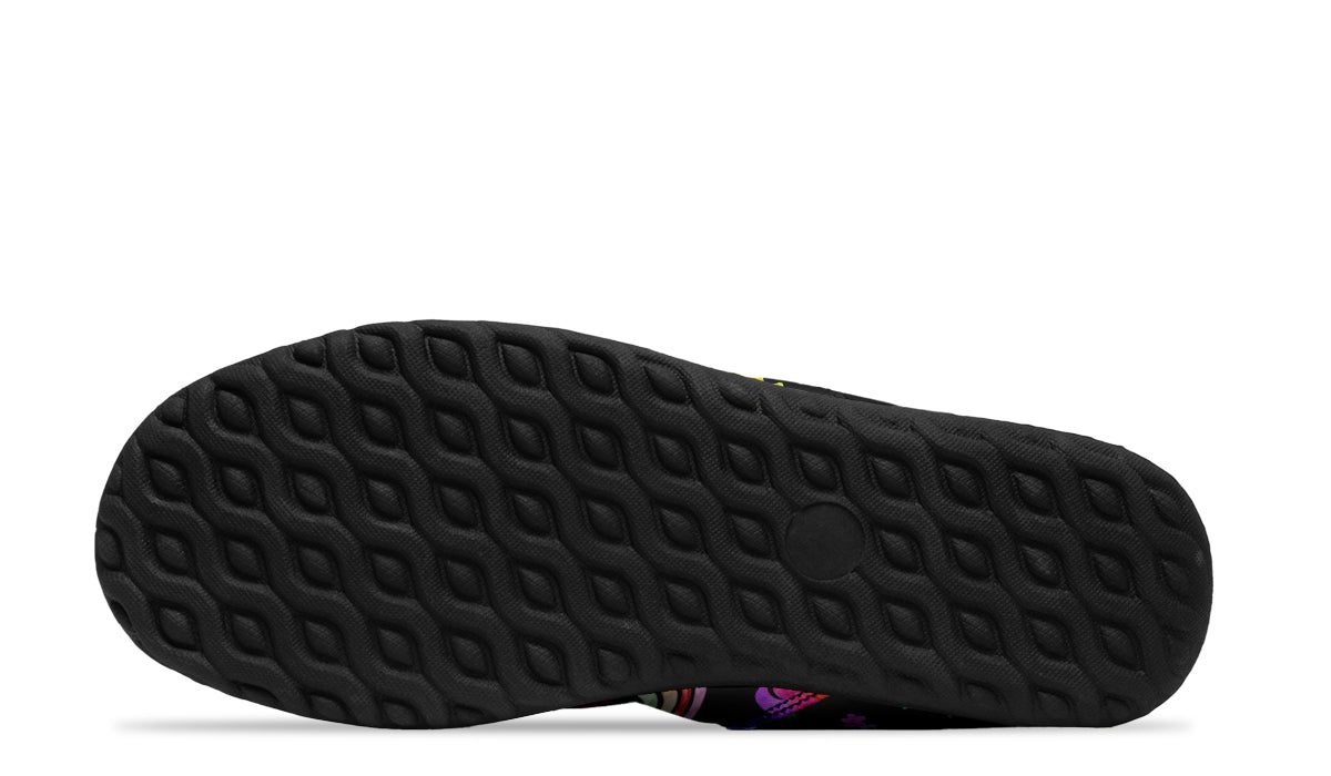 Rainbow Dinos Faux Fur Ankle Boots