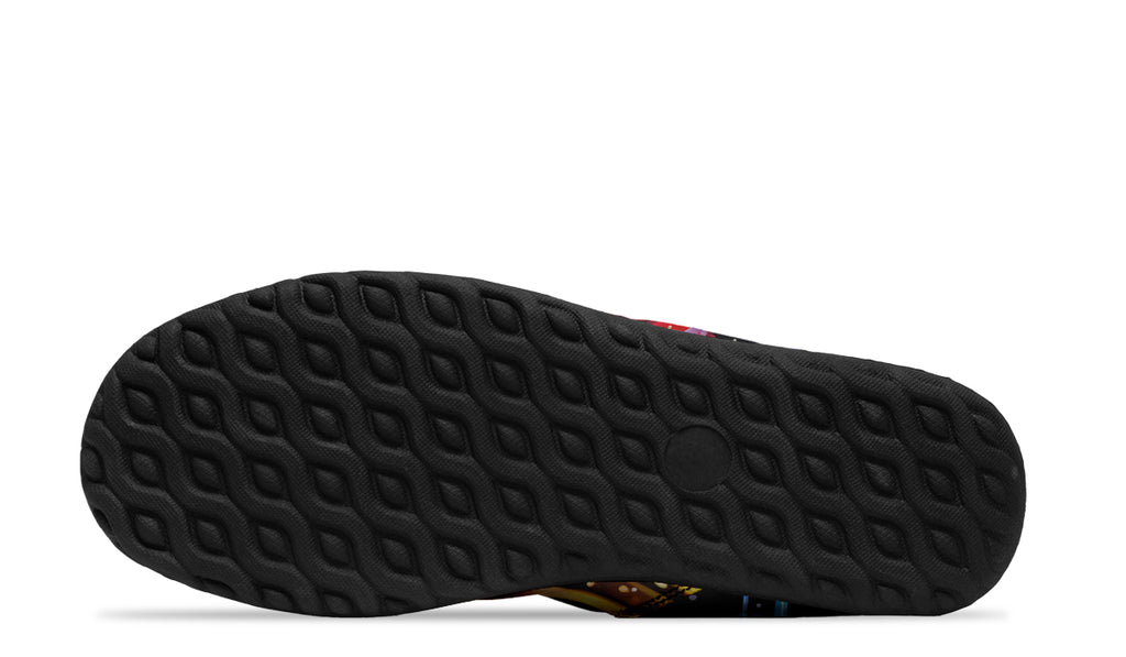 Rainbow Drips Faux Fur Ankle Boots