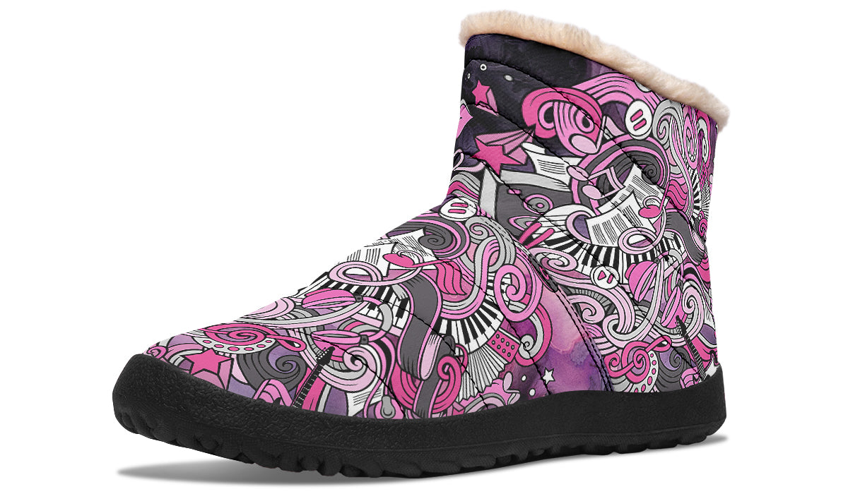 Rock Chic Faux Fur Ankle Boots