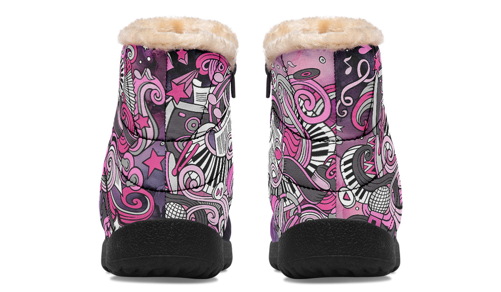 Rock Chic Faux Fur Ankle Boots