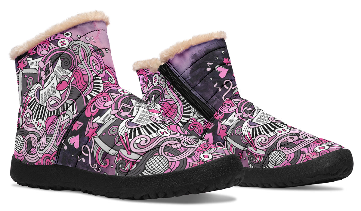 Rock Chic Faux Fur Ankle Boots