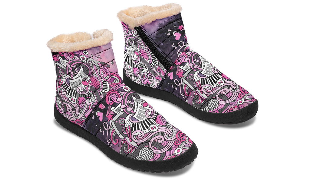 Rock Chic Faux Fur Ankle Boots